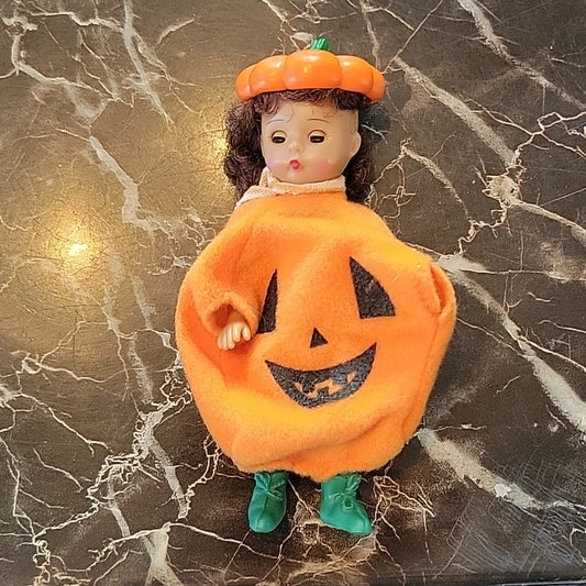 Madame Alexander Doll 5" Mcdonalds Toy #5 Halloween Pumpkin Costume 2003 Toy