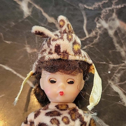 2003 Madame Alexander Halloween Leopard Costume 5" Doll Mcdonald'S Happy Meal