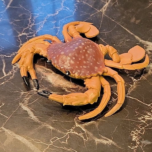 Vintage Sand Crab Pvc Figure 4.5” Realistic Lifelike Sea Marine Animal Nature