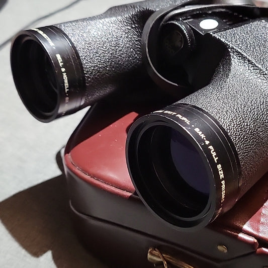 Vintage Bell & Howell 8 X 48 Ewa Binoculars Extra Wide Angle 430Ft @1000 Yards
