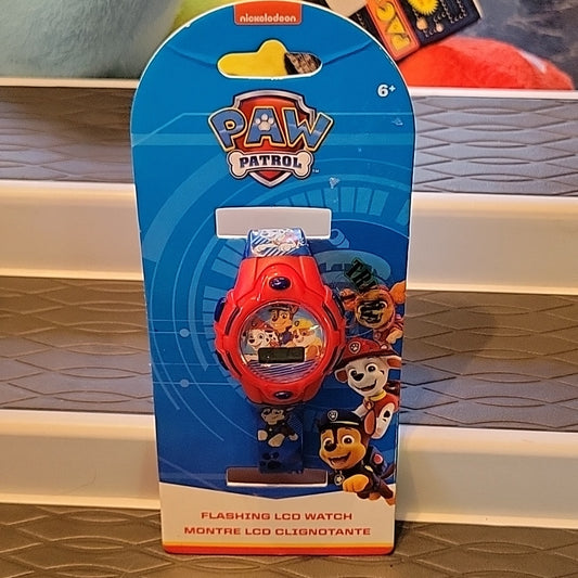 Brand New 2019 Kids Nickelodeon Paw Patrol Watch Flashing Lcd Watch