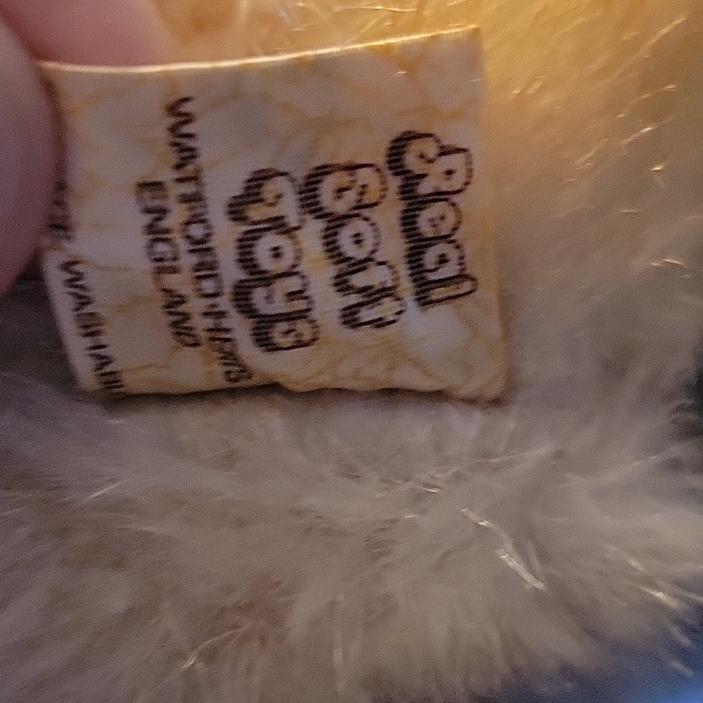 Vintage Real Soft Toys Watford White Brown Kitten Plush Soft Toy No Tag Vtg 9"