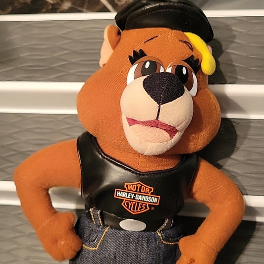 Harley Davidson Motorcycles Mama Plush Teddy Bear 11" Toy 1998