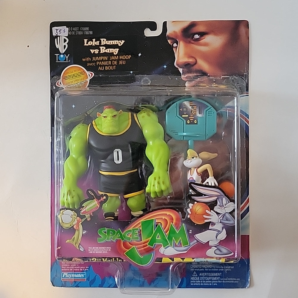 Original Space Jam 1996-Lola Bunny Vs Bang Toy Action Figures On Cards –  Omniphustoys