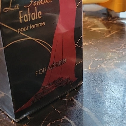 La Femme Fatale For Women Pour Femme Parfum Natural Spray 100Ml 3.4 Fl Oz. New