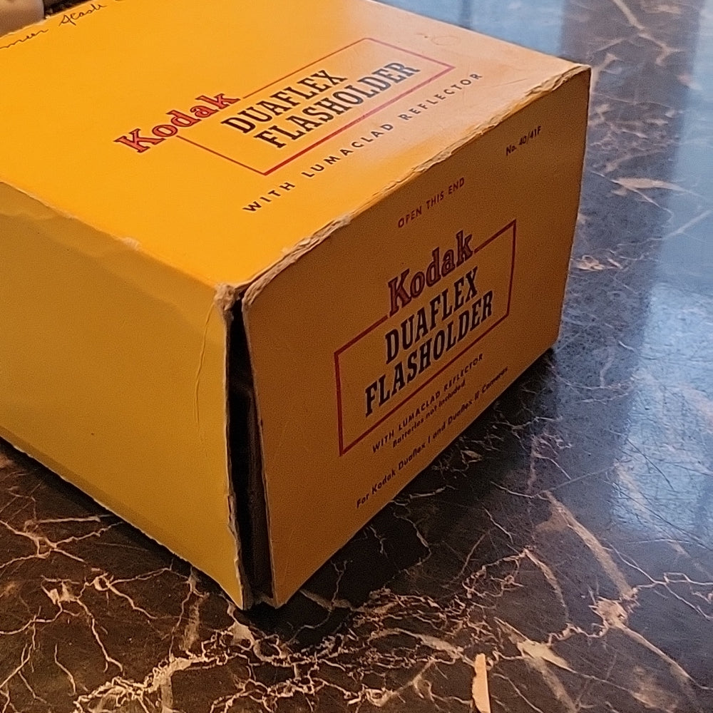 Kodak Duaflex Flasholder No. 40/41F With Bulbs In Original Box Vintage