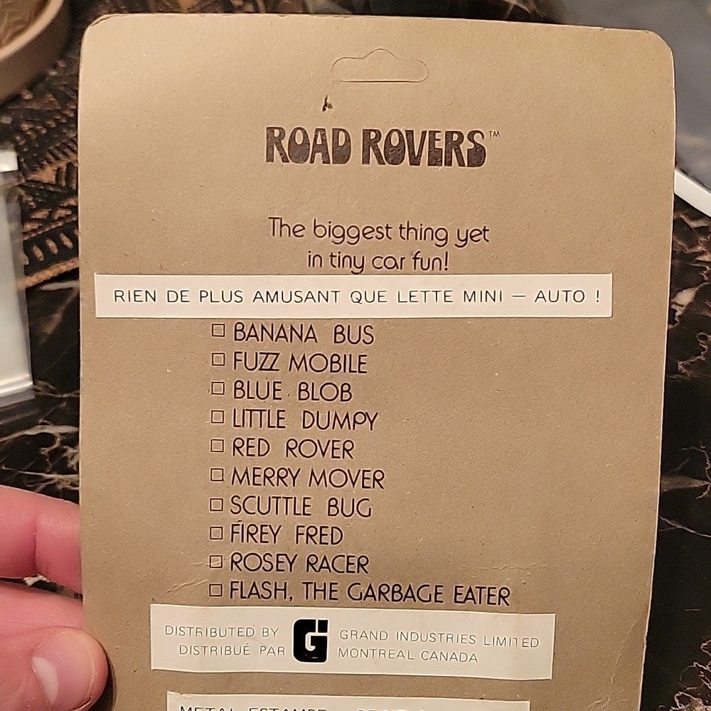 1974 Hallmark Road Rovers Banana Bus 1Stedition Hong Kong On Card Rare Unpunched