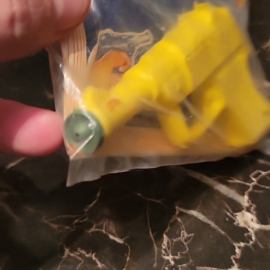 1960'S Long Range Water Pistol Toy Yellowgun Vintage Rare Sealed On Card 0.10