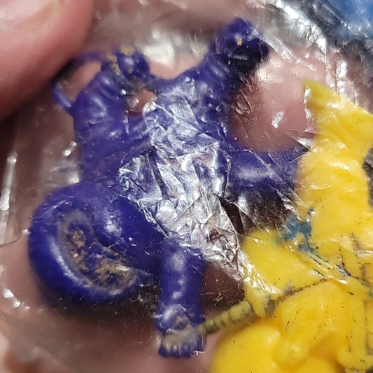 Vintage Lot Of 6 Soma Plastic Bootleg Toys Figures Mini Ninjas Rare 1980S