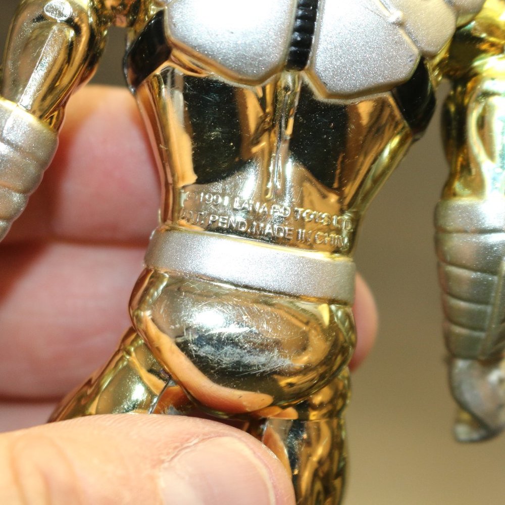 Vintage Golden Atomic Ranger Warriors Roller Warriors 1991 Lanard Figure Rare