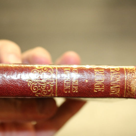 Antique / Vintage Barnaby Rudge - Charles Dickens Small Hardback Book &Protector