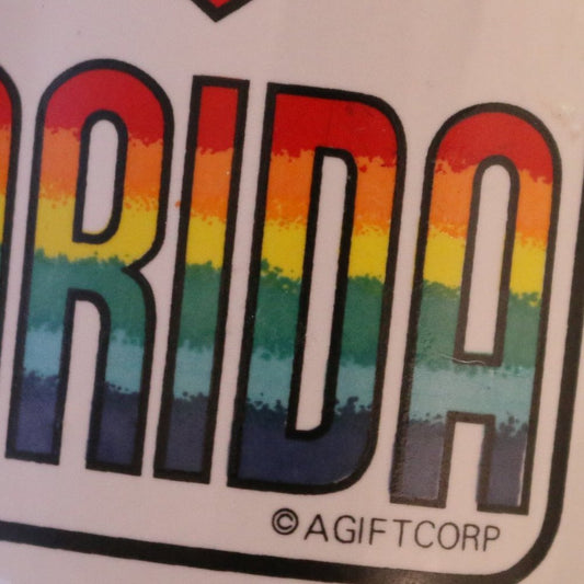 Vintage Souvenir Mug, "I Love Florida"