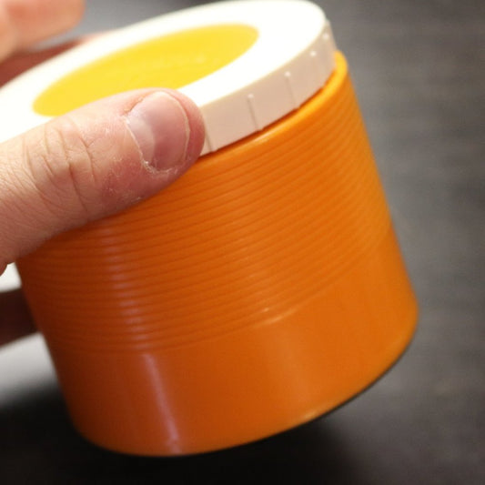 Vintage Thermos King Model 1155 Insulated Jar 8Oz Food Soup Orange White