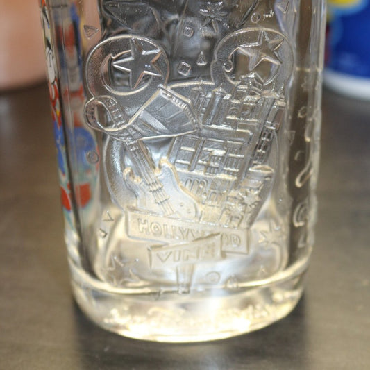 Mcdonalds Walt Disney World 2000 Celebration Mickey Mouse Glass Hollywood Studio