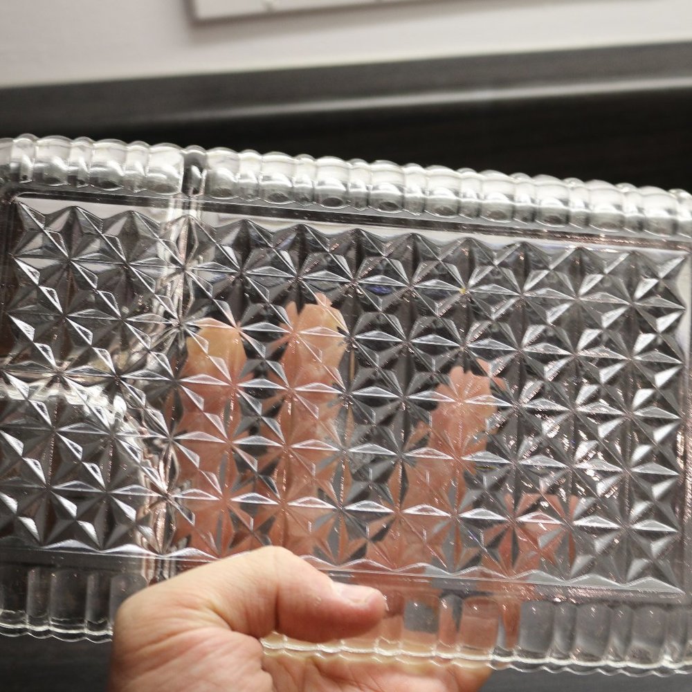 2X Serva Snack Clear By Anchor Hocking Item#: 319052 Pattern Code: Ahcser