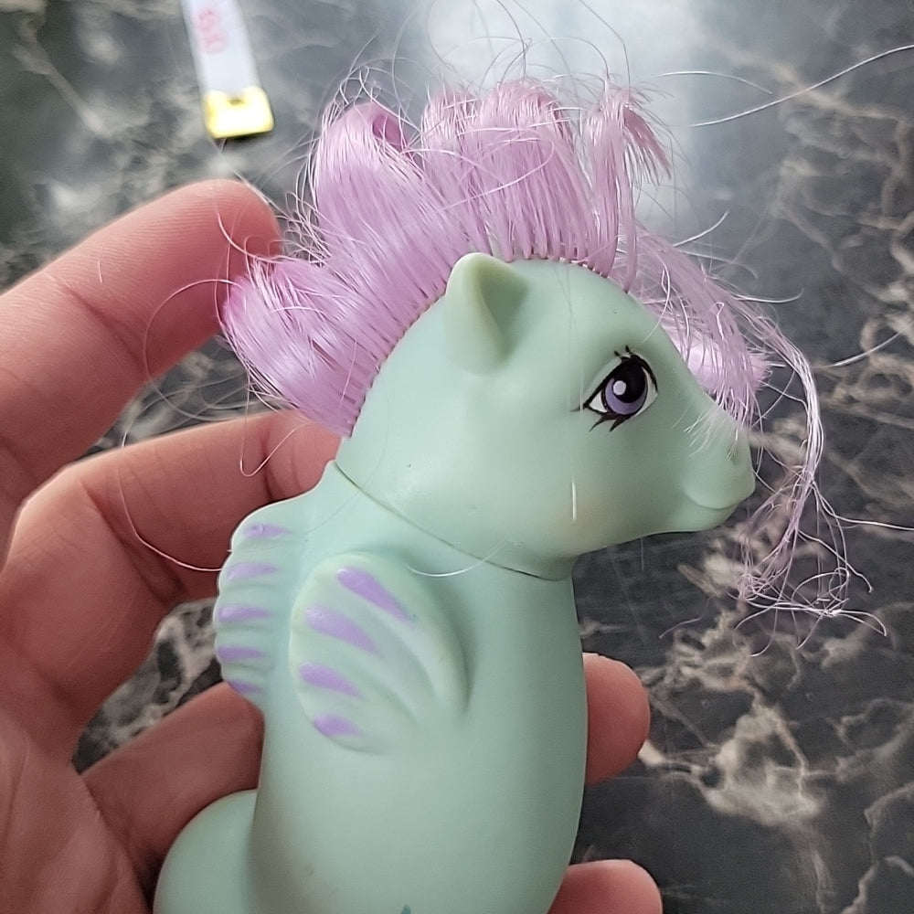 Vintage My Little Pony Baby Sea Pony Splasher Rare Toy
