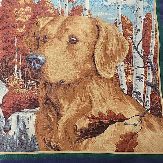 Lovely Golden Retriever Ready And Waiting For An Action Best Dog On World Pillow