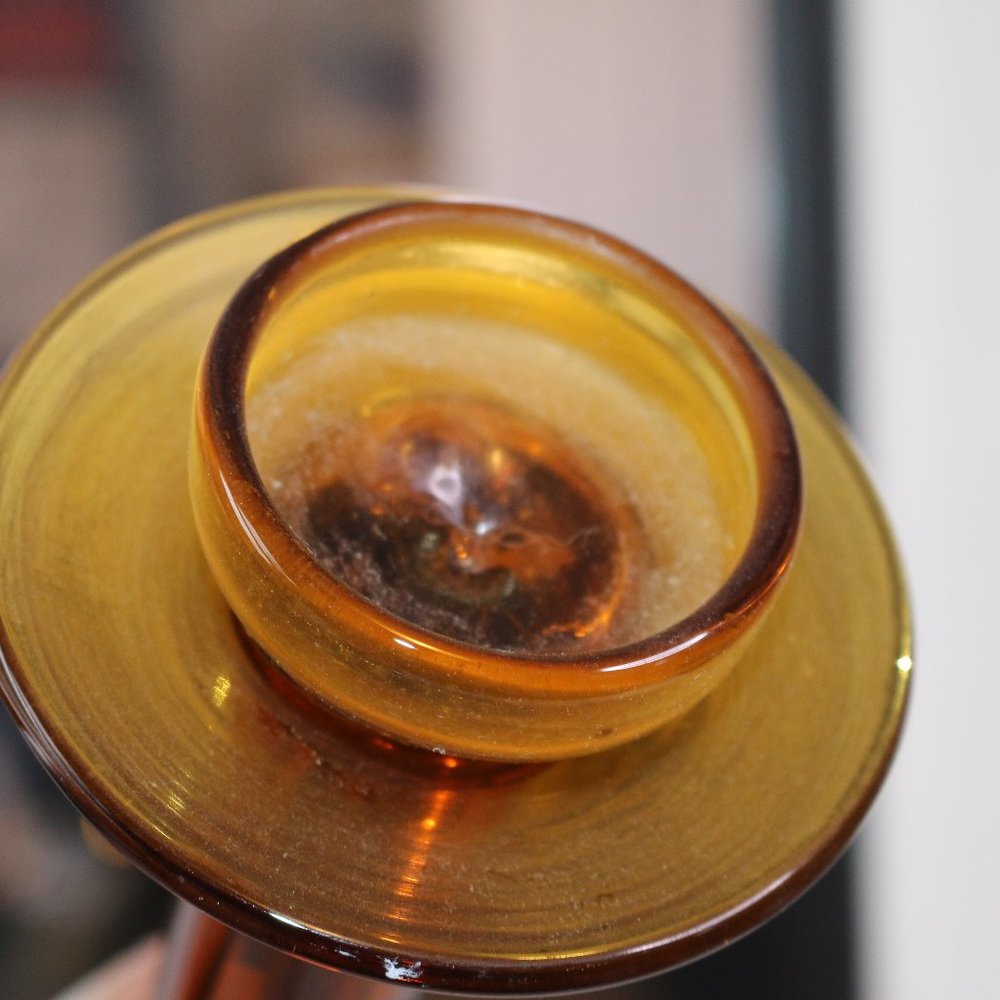 Alto Candle Holder Amber 17 Inch 65529