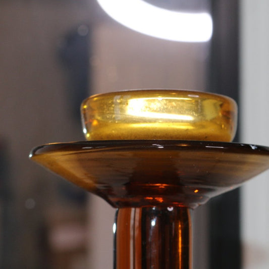 Alto Candle Holder Amber 17 Inch 65529