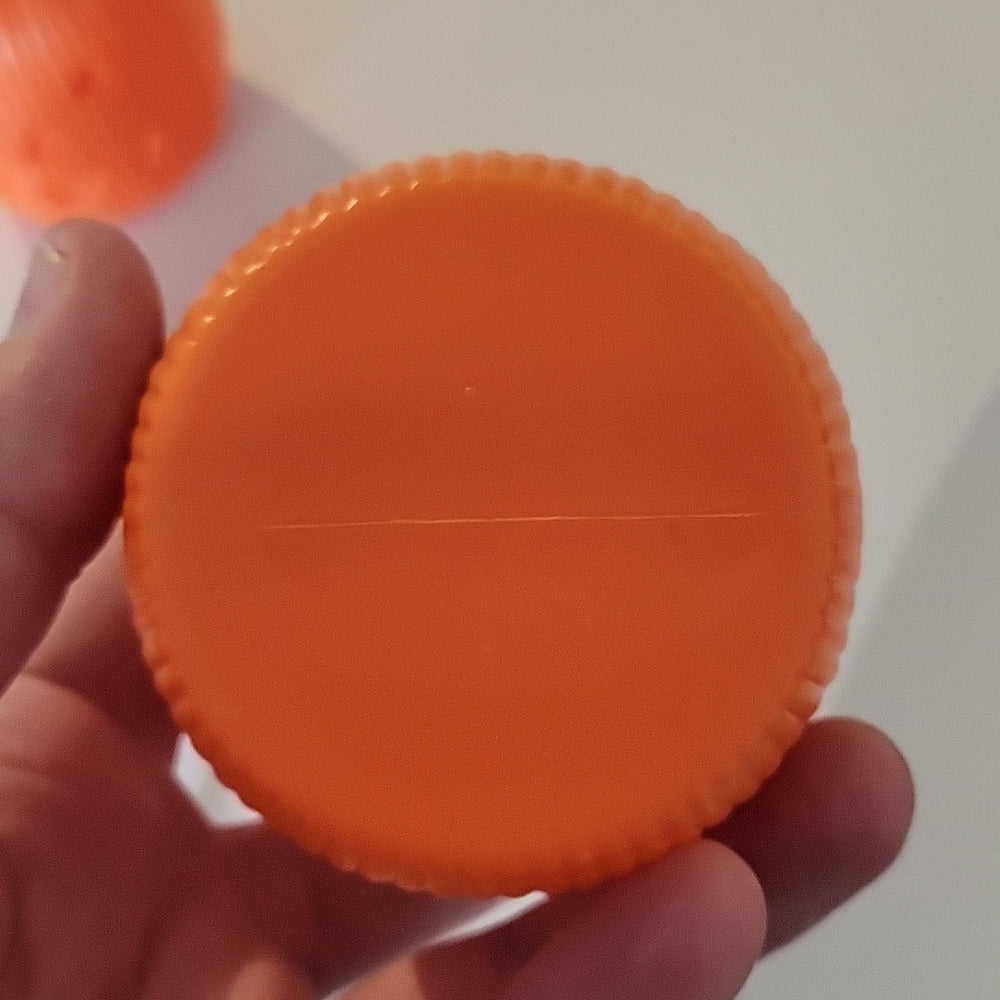 Vintage Halloween Pumpkin Blow Mold Water Juice Container Bottle