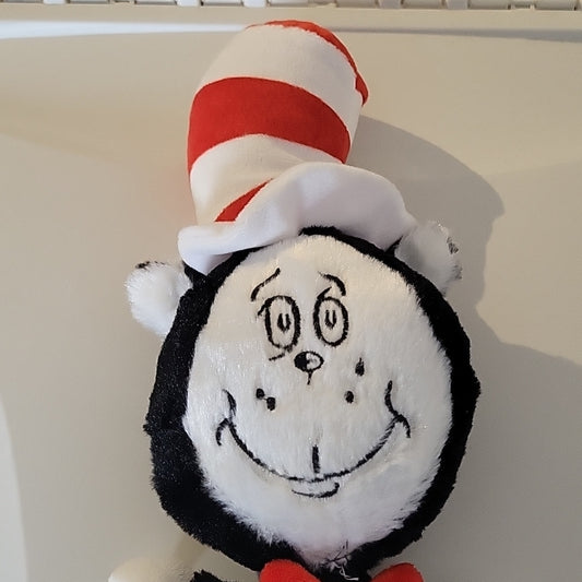 Dr. Seuss Cat In The Hat Figure Plush Dog Toy, 13Inch Inch