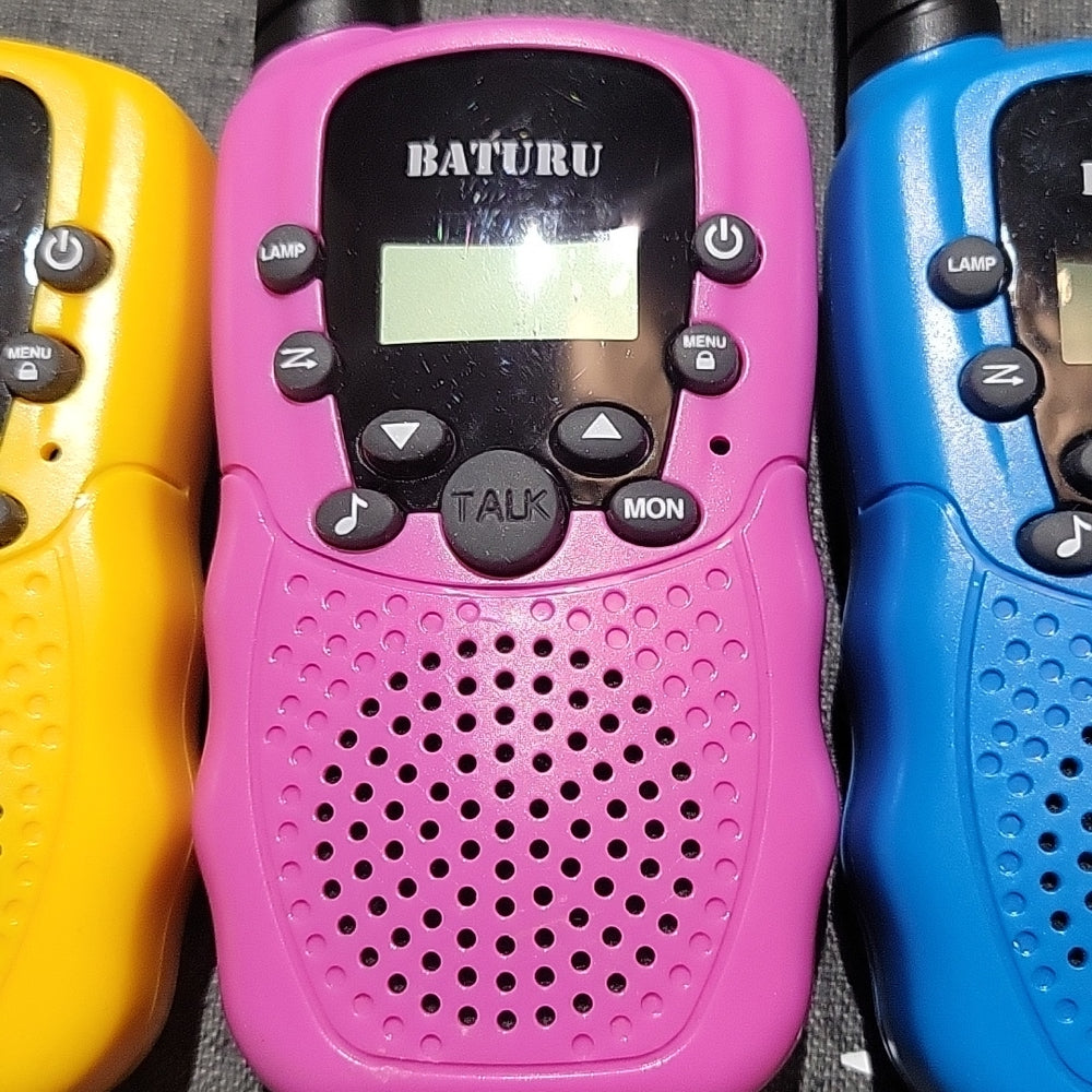 Baturu Girls Walkie Talkies For Kids Toys, 3 Pack Walky Talky For Kids Age 5-10