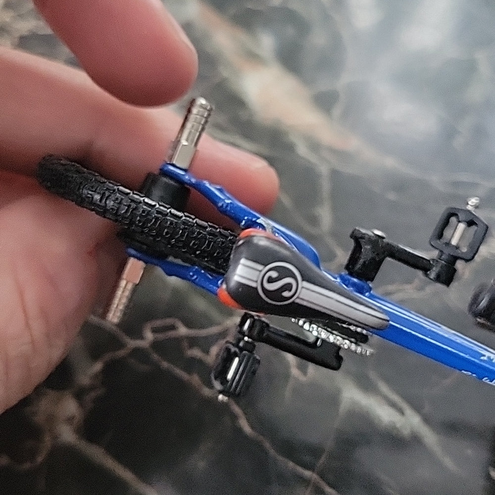 Tech Deck Bmx Sunday Bike Metal Blue Frame Black Tyres Refresh Series