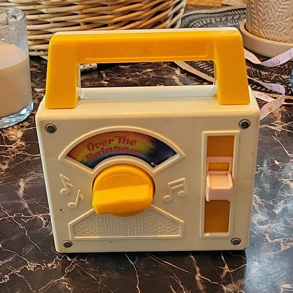 Rainbow Radio Fisher Price Over The Rainbow Music Box Vtg 1981