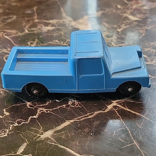 Rare Lke Prod Denmark Blue Pickup Truck Toy Vintage Miniature Plastic Car