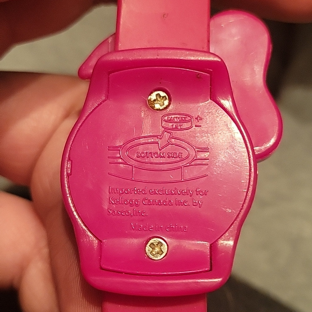 Wrist-Watch Vintage Kellogg’S Rice Krispies Years 1990 Snap Cric Montre Jouet