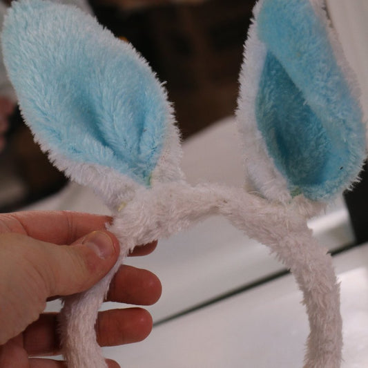 White Rabbit Bunny Ears Headband Fancy Dress Masquerade Party Easter Toy