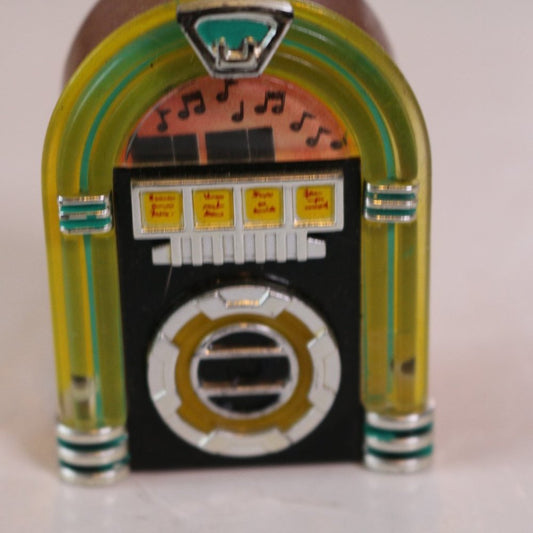 Dollhouse Vintage 1996 Acme Jukebox Refrigerator Magnet Music Miniature Diorama