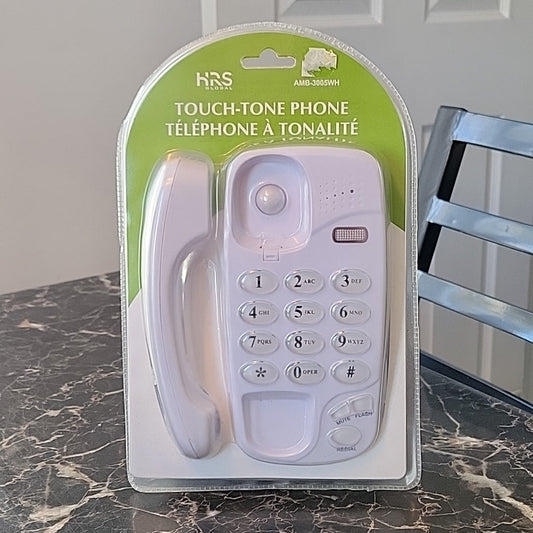Brand New Sealed Hrs Global Touch-Tone Phone Amb-3005Wh