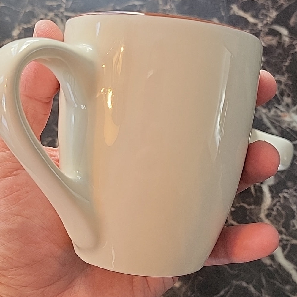 2X Coffee Country Kitchen Mug Cafe Hd Finest Quality Ferracotta Warm Family