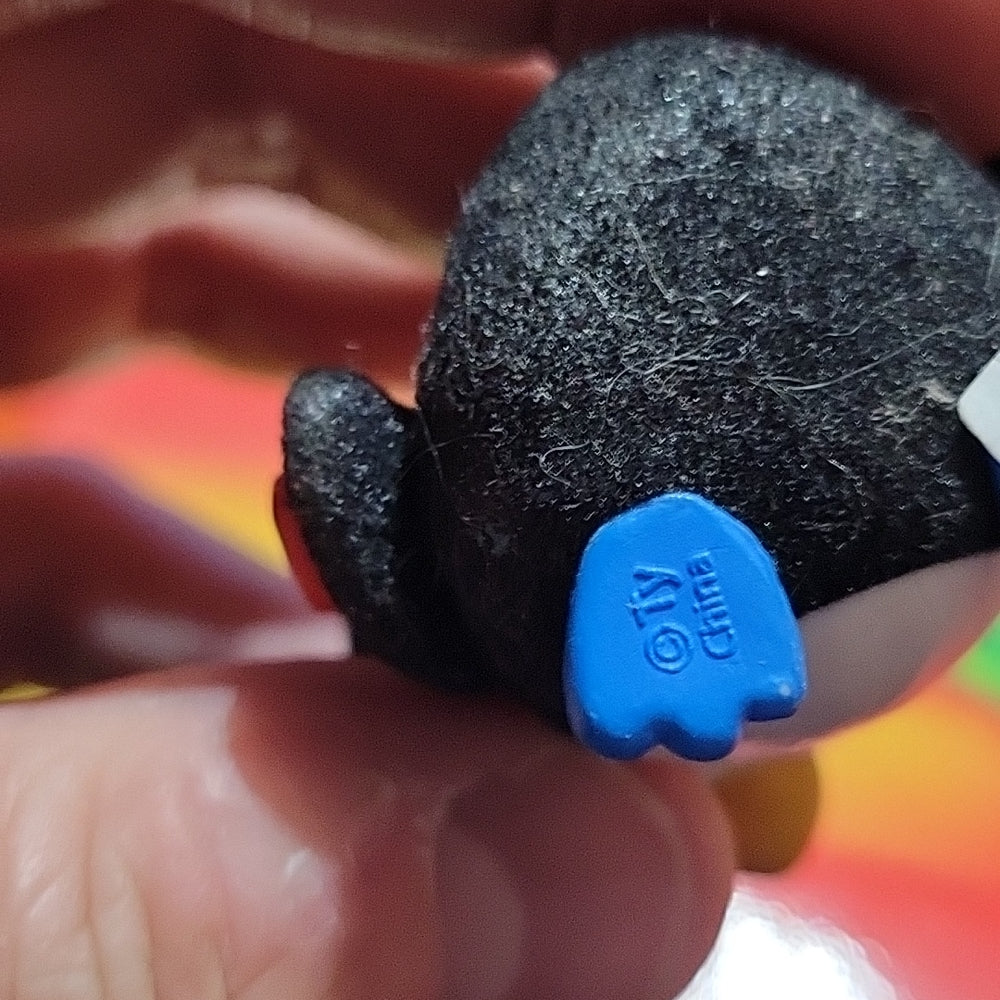 Ty Mini Boos Series 1 Waddles Penguin Flocked 2" Vinyl Figure