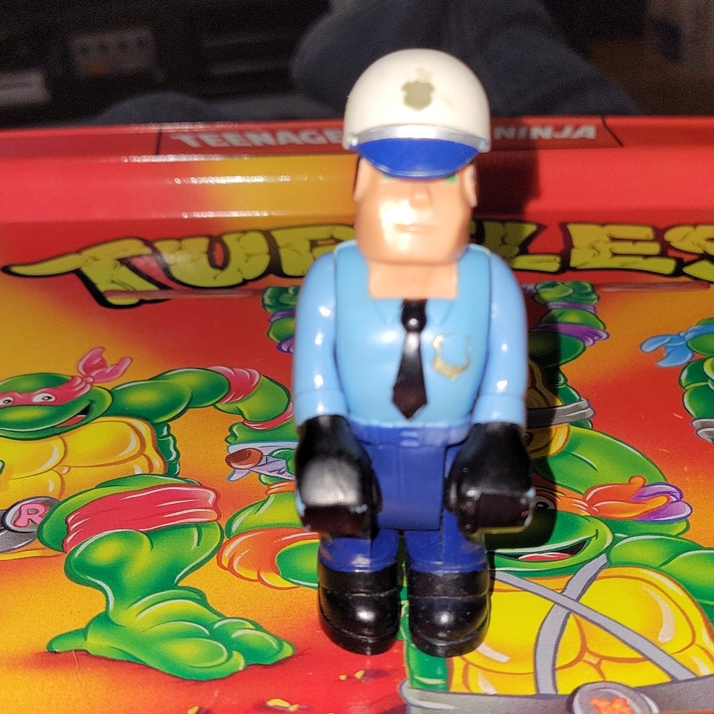 Vintage Fisher-Price Husky Helper Police Man Action Figure Toy Replacement