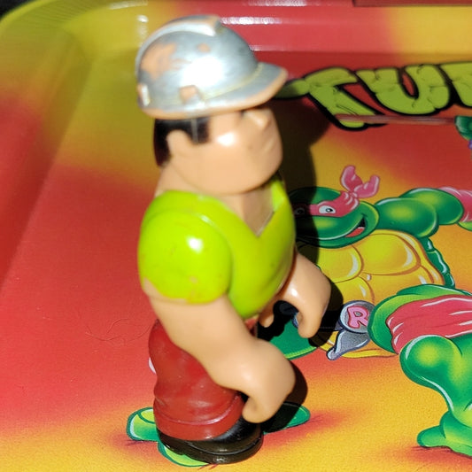 Fisher Price Husky Helper Figure Toy Construction Green Shirt Vintage 1970S