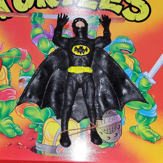 Batman Jiggler 1990'S Black Rare Suit Ben Cooper Mold Toy Figure Roadsplash Type