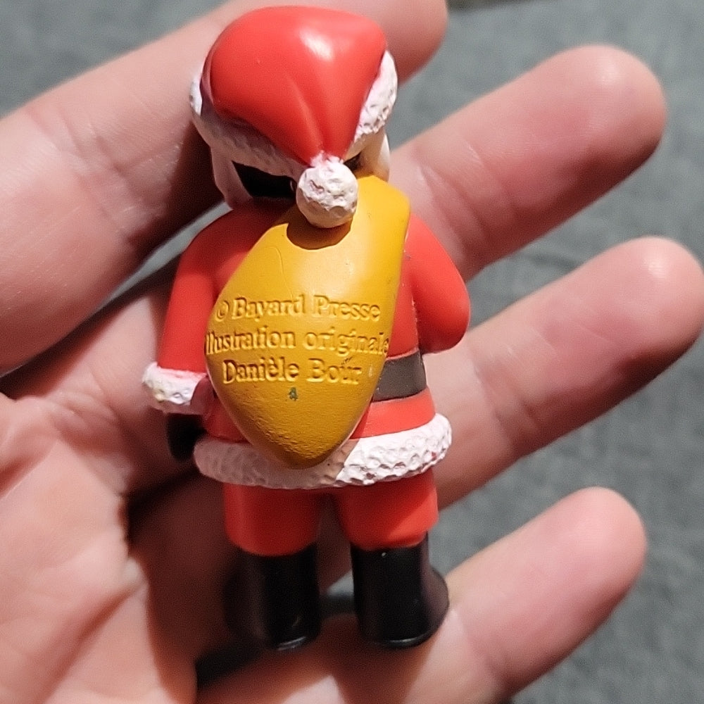 Figure Figurine Vintage Petit Ours Brun Bayard Presse Pvc Christmas Danièle Bour