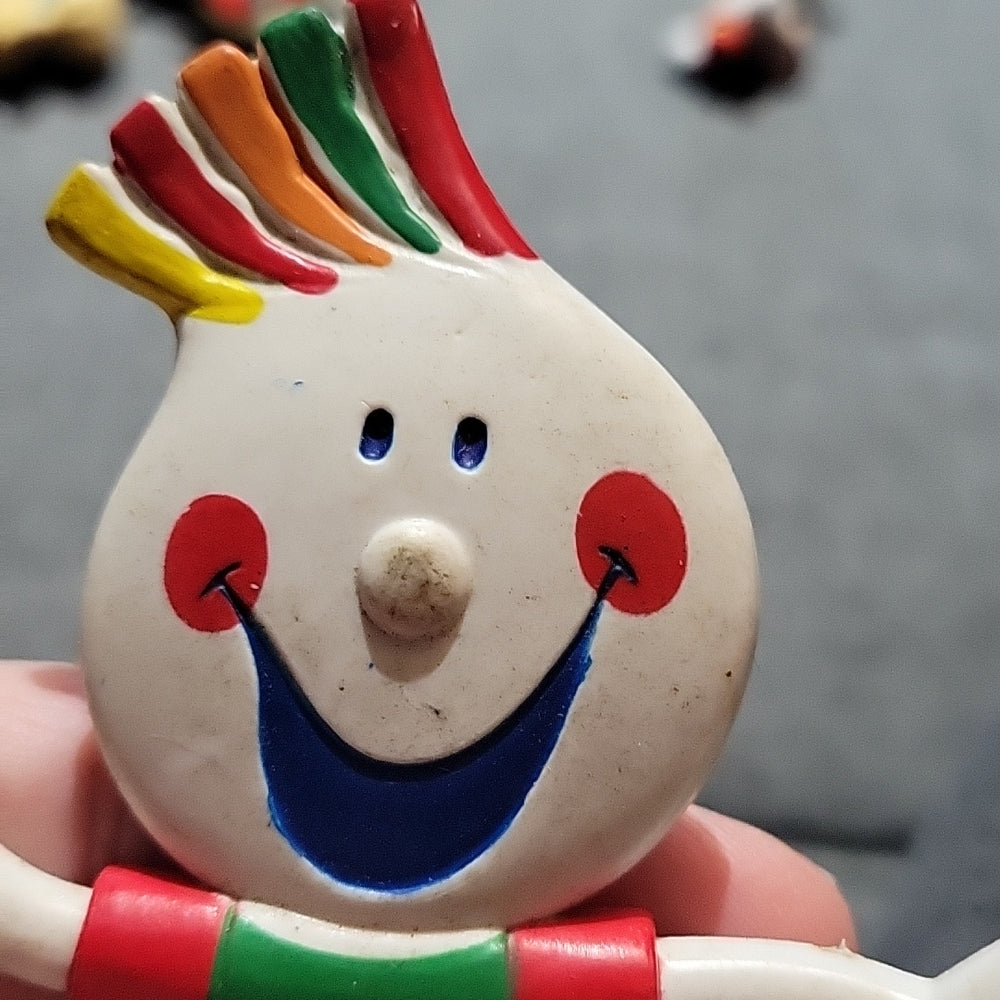 Vtg Cookie Chips Ahoy 4.5" Bendy Toy Bendable Man Figure Pépites Au Chocolat #2