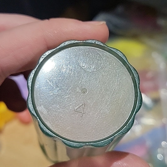 4 Fisher Price Fun W/ Food Drinking Glass Cup Water Clear Beverage Pretend Play