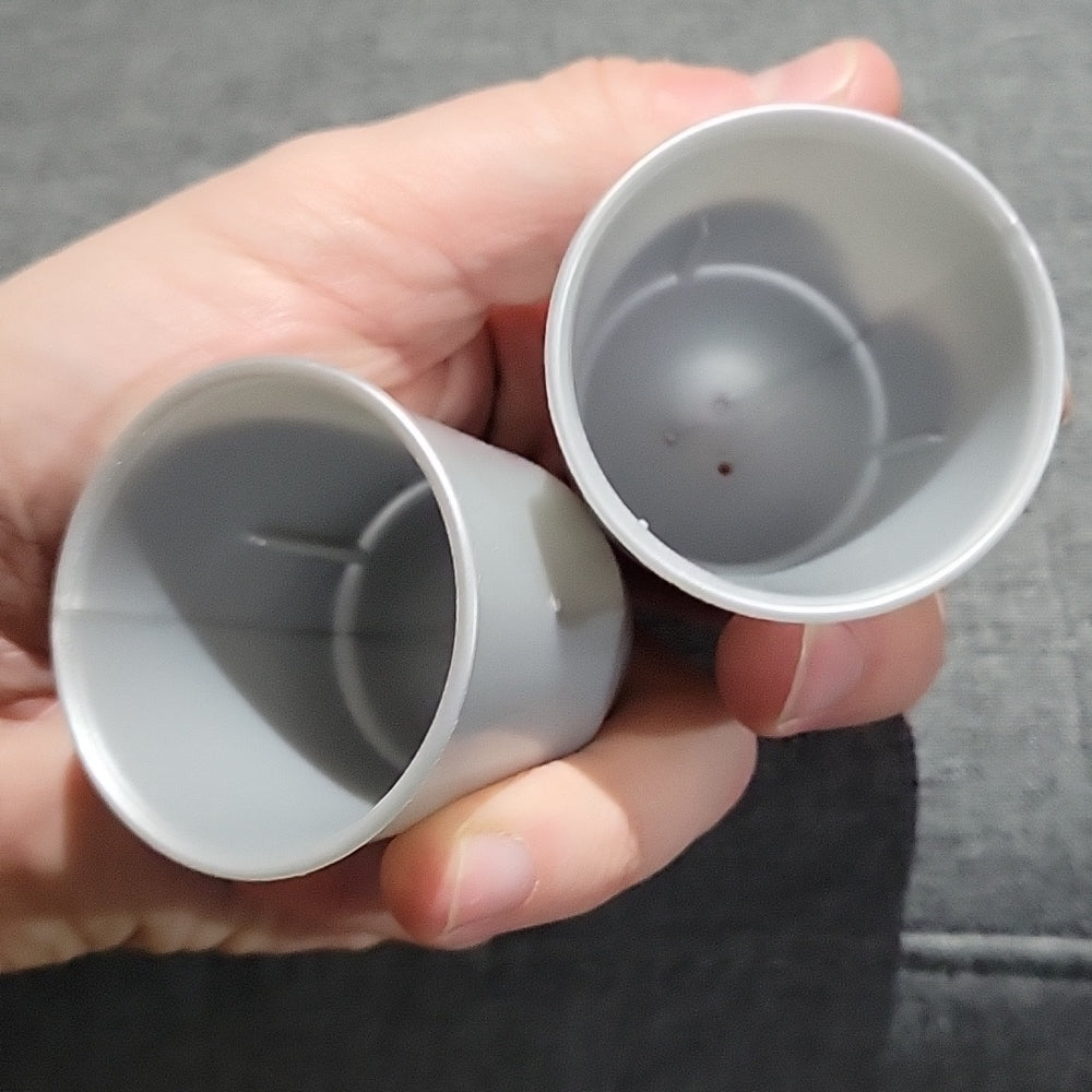 Step 2 Play Kitchen Salt & Pepper Shakers Replacement Bottles Gray