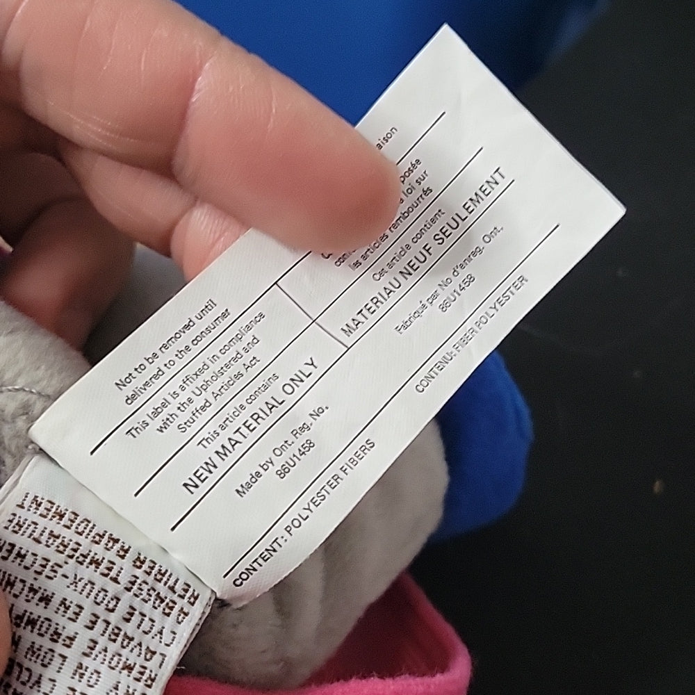 Vintage Gund Babar Queen Celeste Elephant Plush Pink Dress 6” Toy W/ Tag