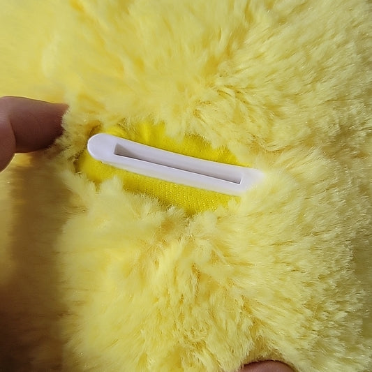 8" Plush Emoji Bank Fab Global Yellow Heart Eyes With Stopper Stuffed Animal Toy