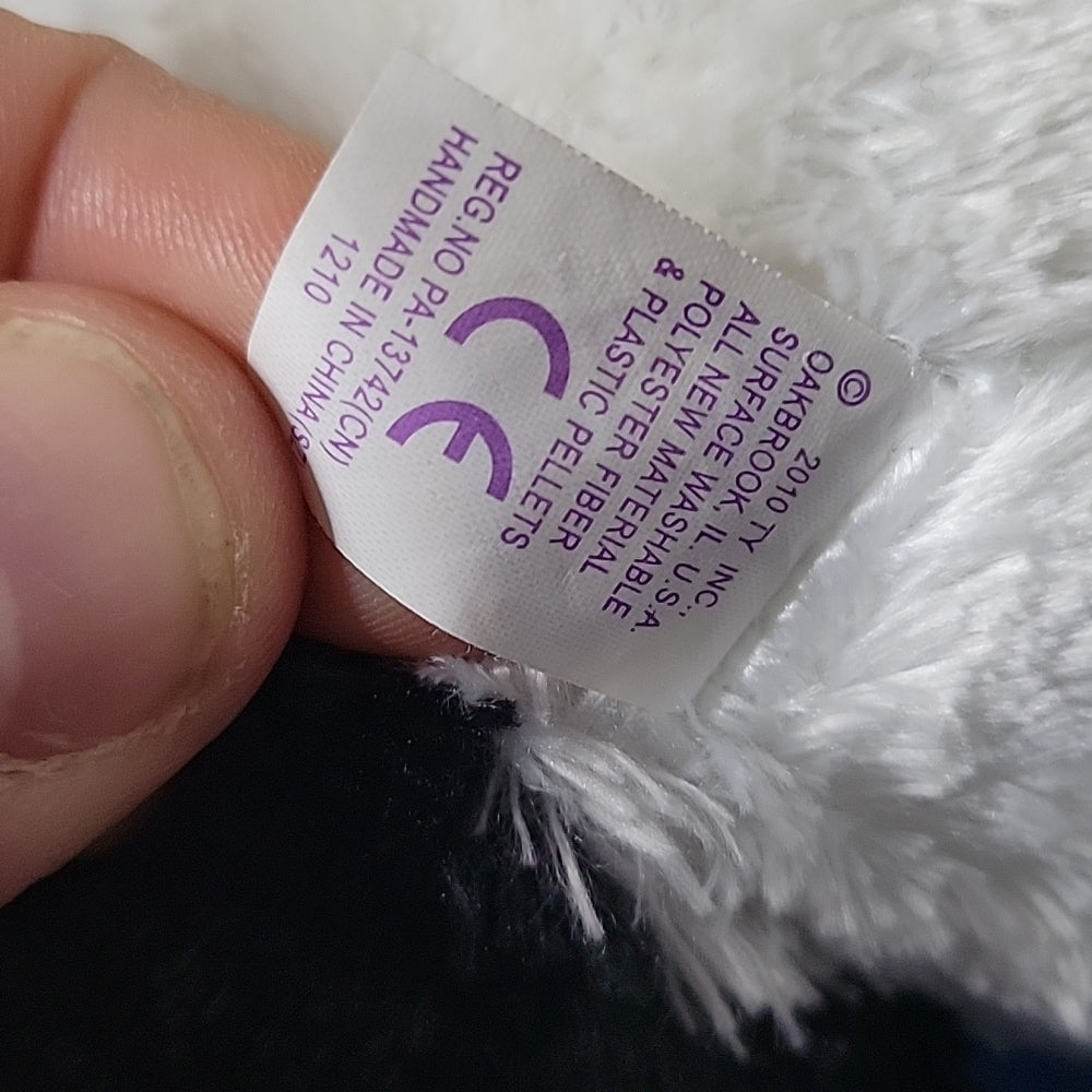 Ty Beanie Boos - Bamboo The Panda Bear (9 Inch Medium)(Sparkly/Shiny Ears)