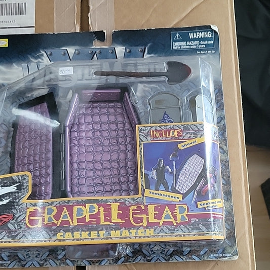 Wwf Grapple Gear “Casket Match” Wwe New In Box Rare Jakks Pacific