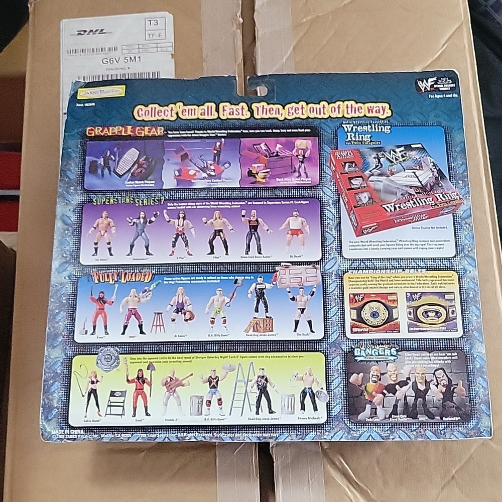 Wwf Grapple Gear “Casket Match” Wwe New In Box Rare Jakks Pacific