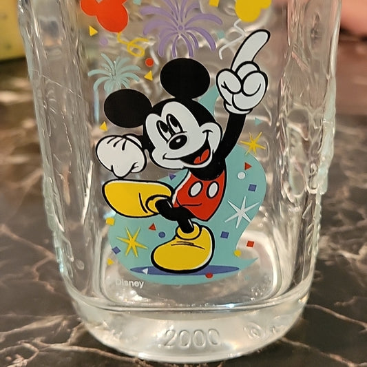 Mcdonald'S 2000 Celebration Disney World Glass Cup Mickey Mouse Disney Studio