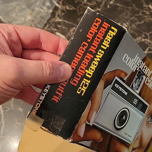 Instant Loading Color Camera Outfit Keystone 125 In Box W/ 3 Flash