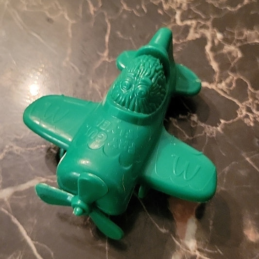 Fry Guy Flyer - Vintage 1986 Mcdonalds Happy Meal Toy Rare Green Figure